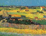 Harvest at La Crau Vincent Van Gogh